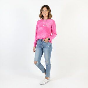 *Be Kind Pink Vintage Dyed Sweater